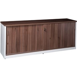 OM Premier Credenza Sliding Doors 1800W x 450D x 720mmH Casnan And White