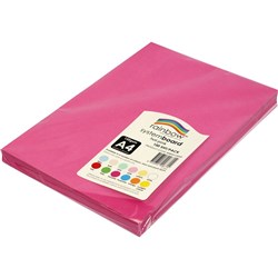 Rainbow System Board A4 150 gsm Hot Pink 100 Sheets