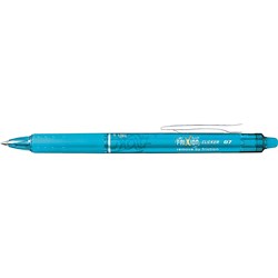 Pilot Frixion Clicker Erasable Rollerball Retractable Pen Fine 0.7mm Light Blue