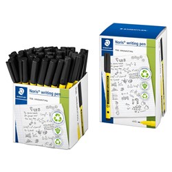 Staedtler Noris 307 Writing Pen Fine 0.6mm Black Cup Of 50