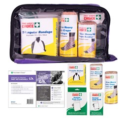 Trafalgar First Aider's Choice First Aid Kit Sprains And Strains Purple