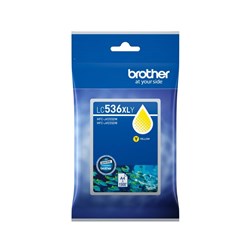 Brother LC-536XLY Ink Cartridge High Yield Yellow