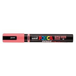 Uni Posca PC-5BR Paint Marker Medium 1-4mm Brush Tip Coral Pink