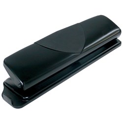 Marbig 3 Hole Metal Punch 10 Sheet Capacity Black