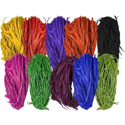Rainbow Raffia 25gm Assorted Box Pack Of 20